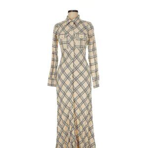 Zara plaid print maxi dress - Size M